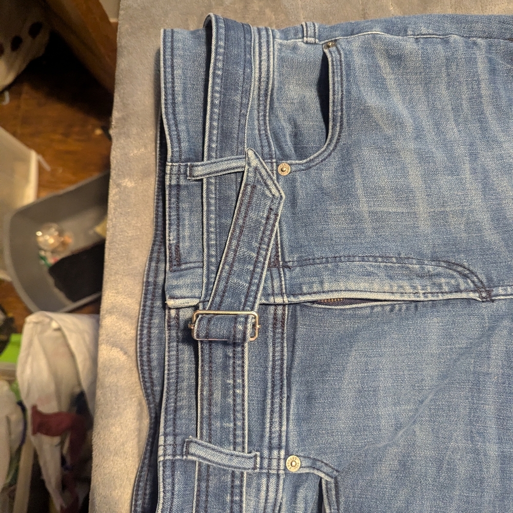 Express Super High Rise Ankle Jeans